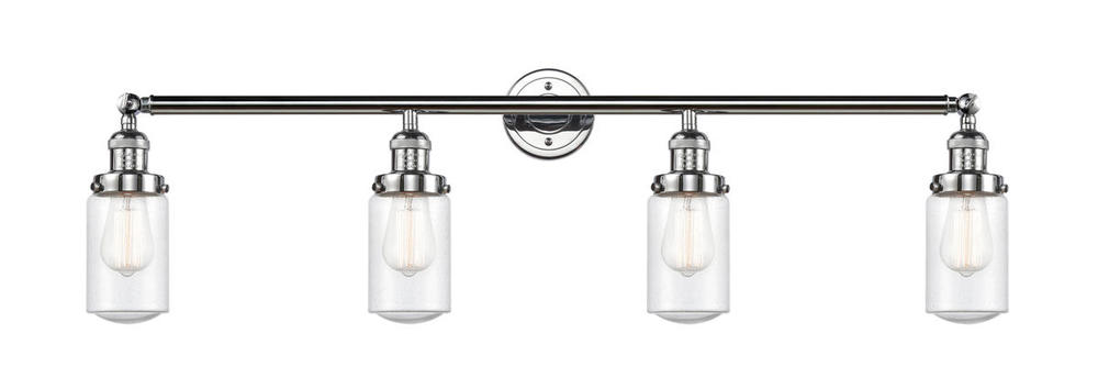 Dover - 4 Light - 43 inch - Polished Chrome - Bath Vanity Light