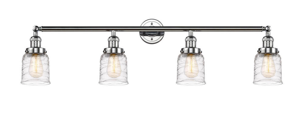 Bell - 4 Light - 42 inch - Polished Chrome - Bath Vanity Light