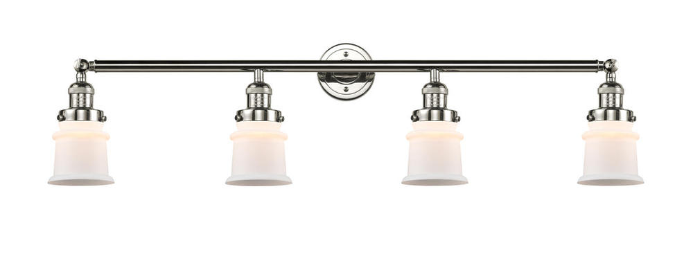 Canton - 4 Light - 42 inch - Polished Nickel - Bath Vanity Light