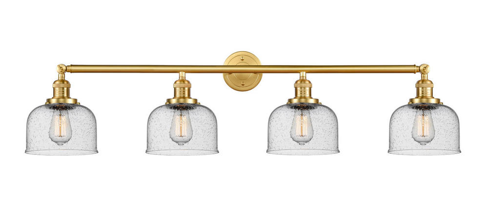 Bell - 4 Light - 44 inch - Satin Gold - Bath Vanity Light