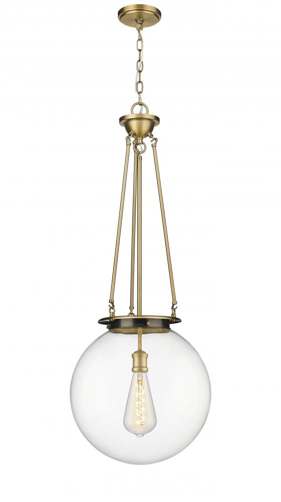 Beacon - 1 Light - 16 inch - Brushed Brass - Chain Hung - Pendant