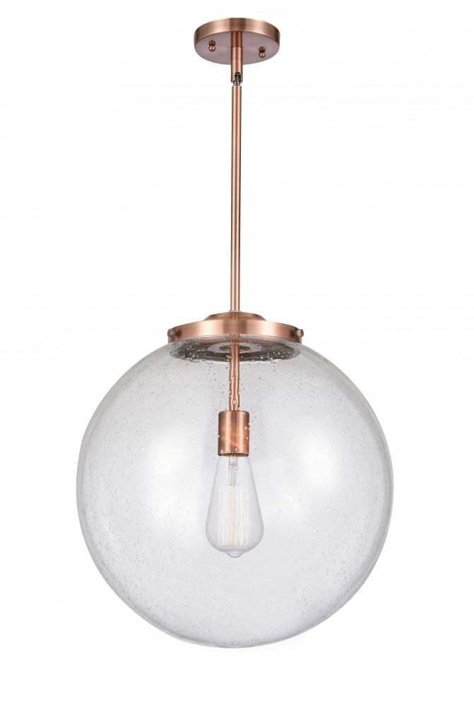 Beacon - 1 Light - 16 inch - Antique Copper - Cord hung - Pendant