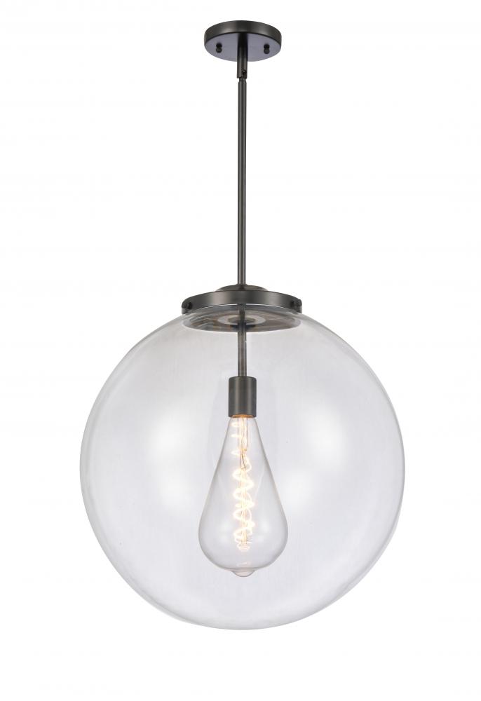 Beacon - 1 Light - 18 inch - Matte Black - Cord hung - Pendant