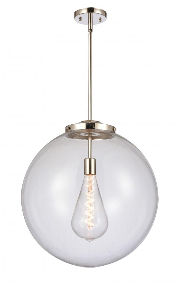 Beacon - 1 Light - 18 inch - Polished Nickel - Cord hung - Pendant