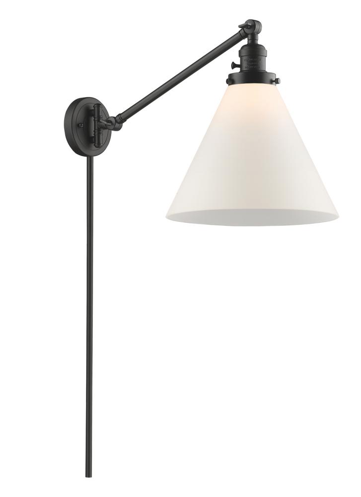 Cone - 1 Light - 12 inch - Oil Rubbed Bronze - Swing Arm