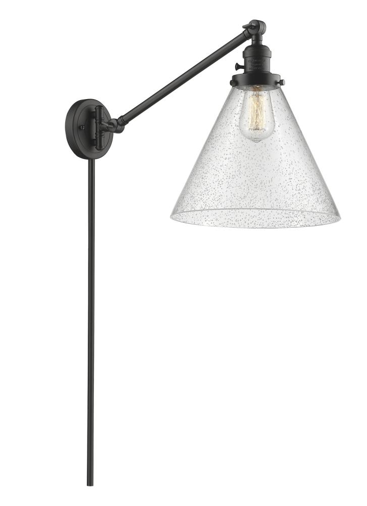 Cone - 1 Light - 12 inch - Oil Rubbed Bronze - Swing Arm