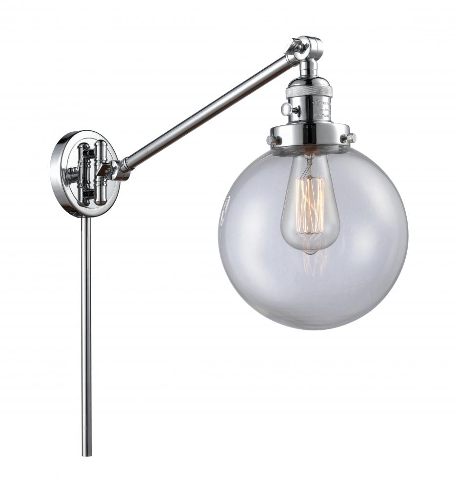 Beacon - 1 Light - 8 inch - Polished Chrome -Adjustable Swing Arm