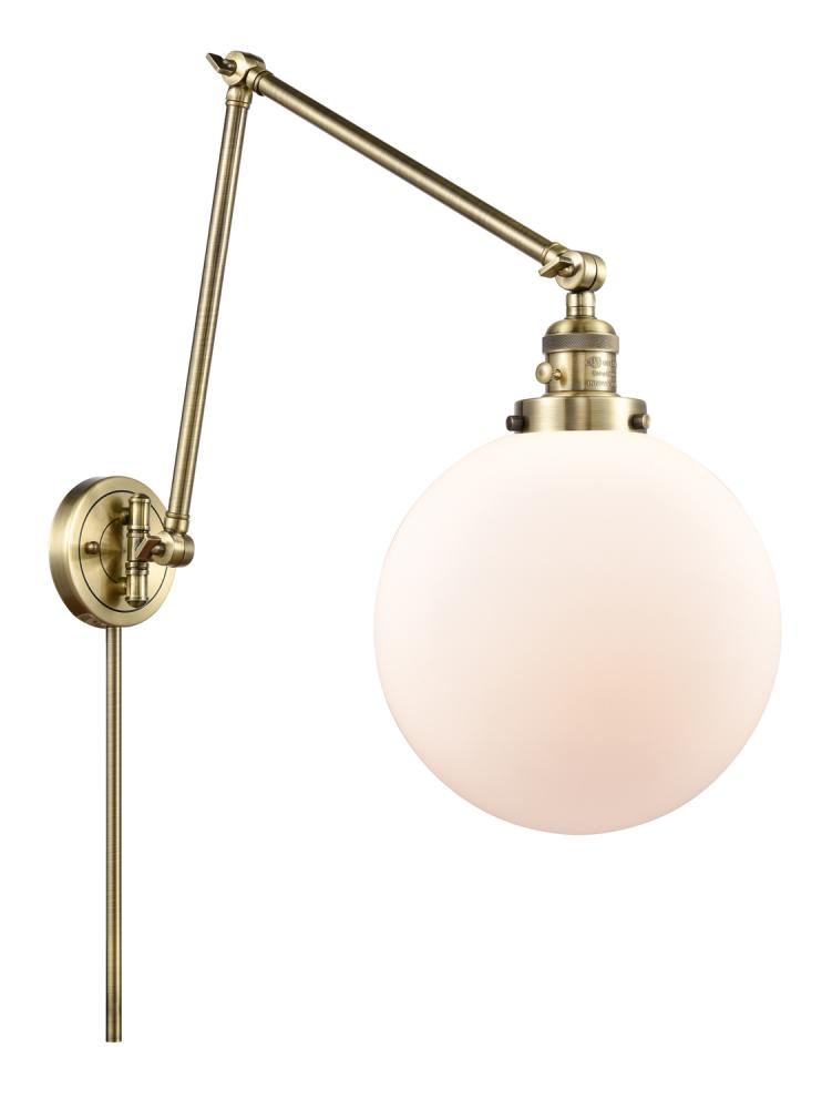 Beacon - 1 Light - 10 inch - Antique Brass - Swing Arm