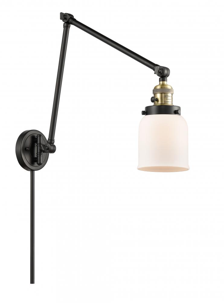 Bell - 1 Light - 8 inch - Black Antique Brass - Swing Arm