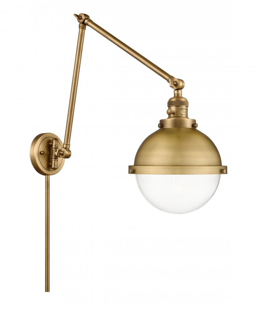 Hampden - 1 Light - 9 inch - Brushed Brass - Swing Arm