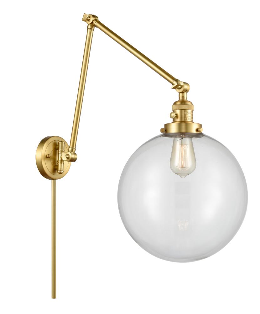 Beacon - 1 Light - 12 inch - Satin Gold - Swing Arm