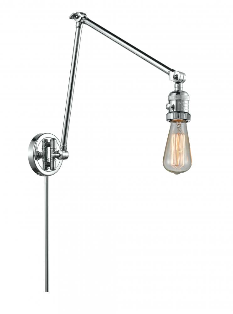 Bare Bulb Swing Arm With Switch