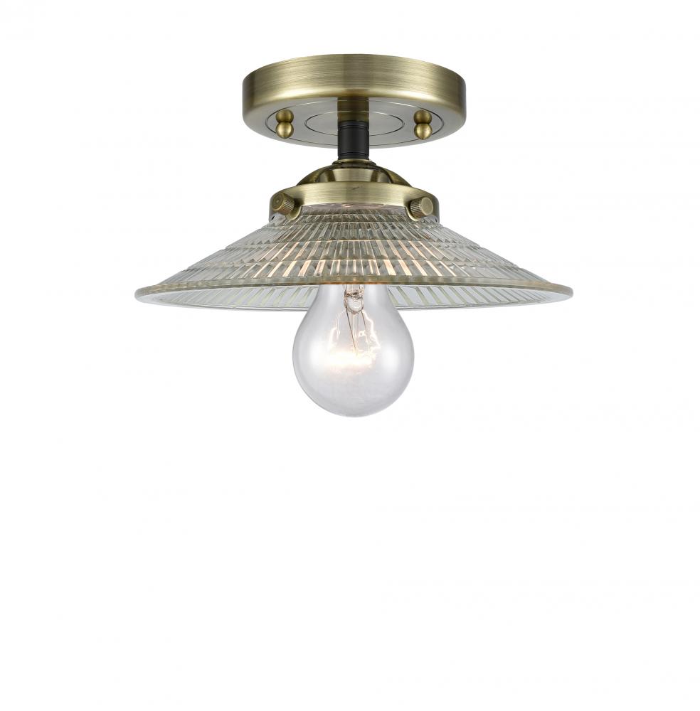 Halophane 1 Light Semi-Flush Mount