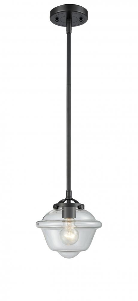 Oxford - 1 Light - 8 inch - Oil Rubbed Bronze - Cord hung - Mini Pendant