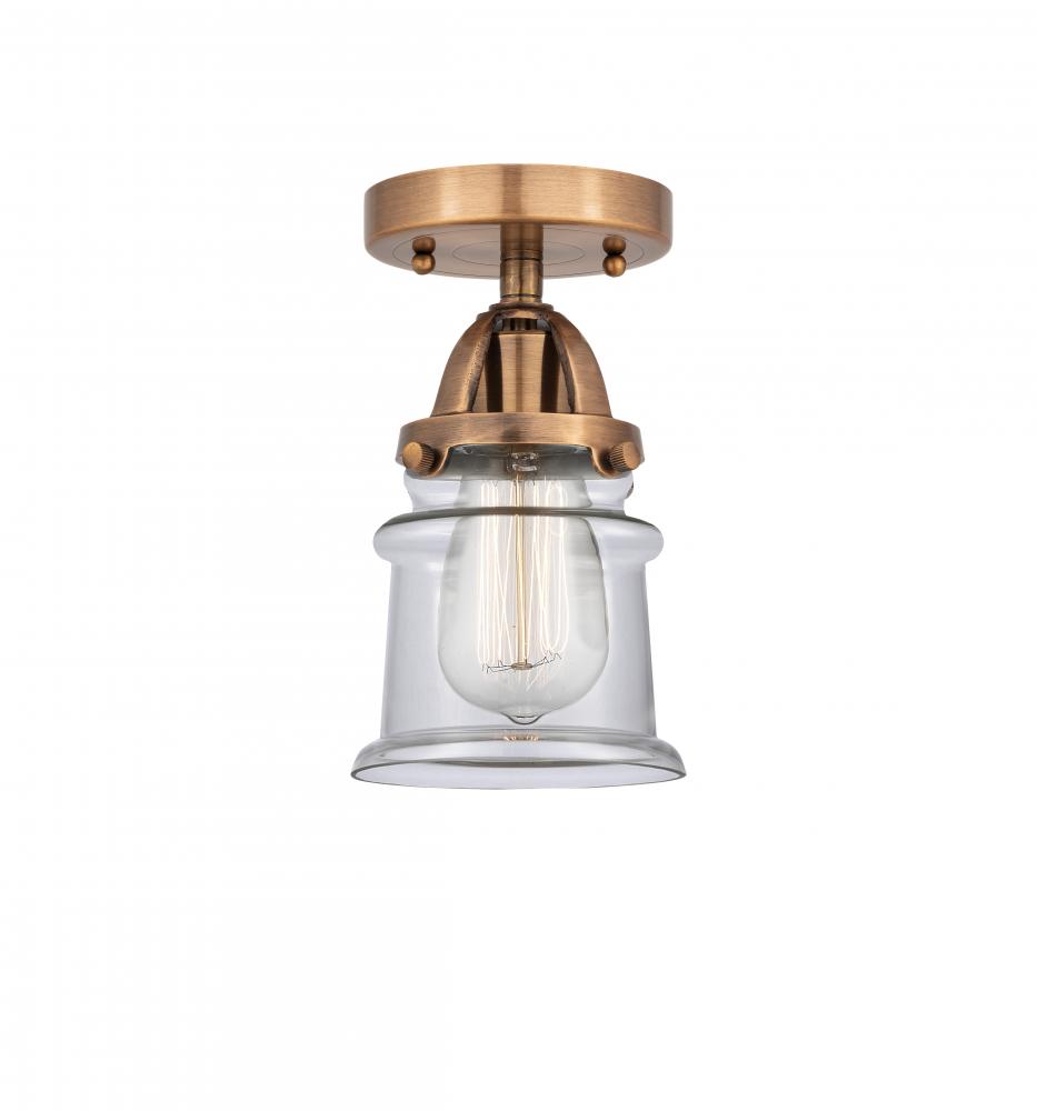 Canton - 1 Light - 5 inch - Antique Copper - Semi-Flush Mount