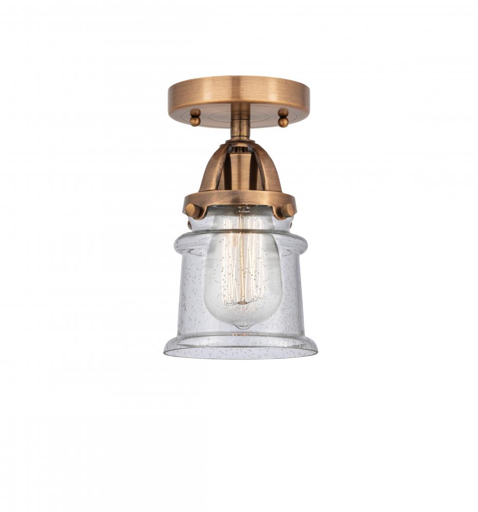 Canton - 1 Light - 5 inch - Antique Copper - Semi-Flush Mount