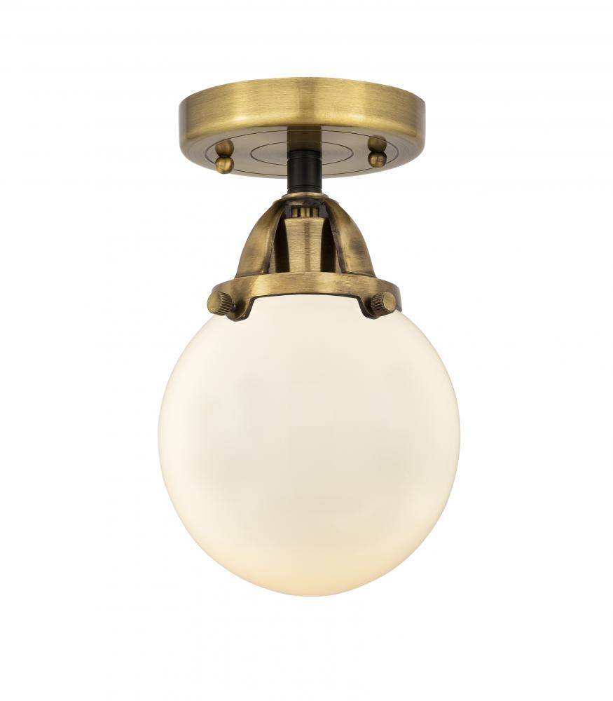 Beacon - 1 Light - 6 inch - Black Antique Brass - Semi-Flush Mount