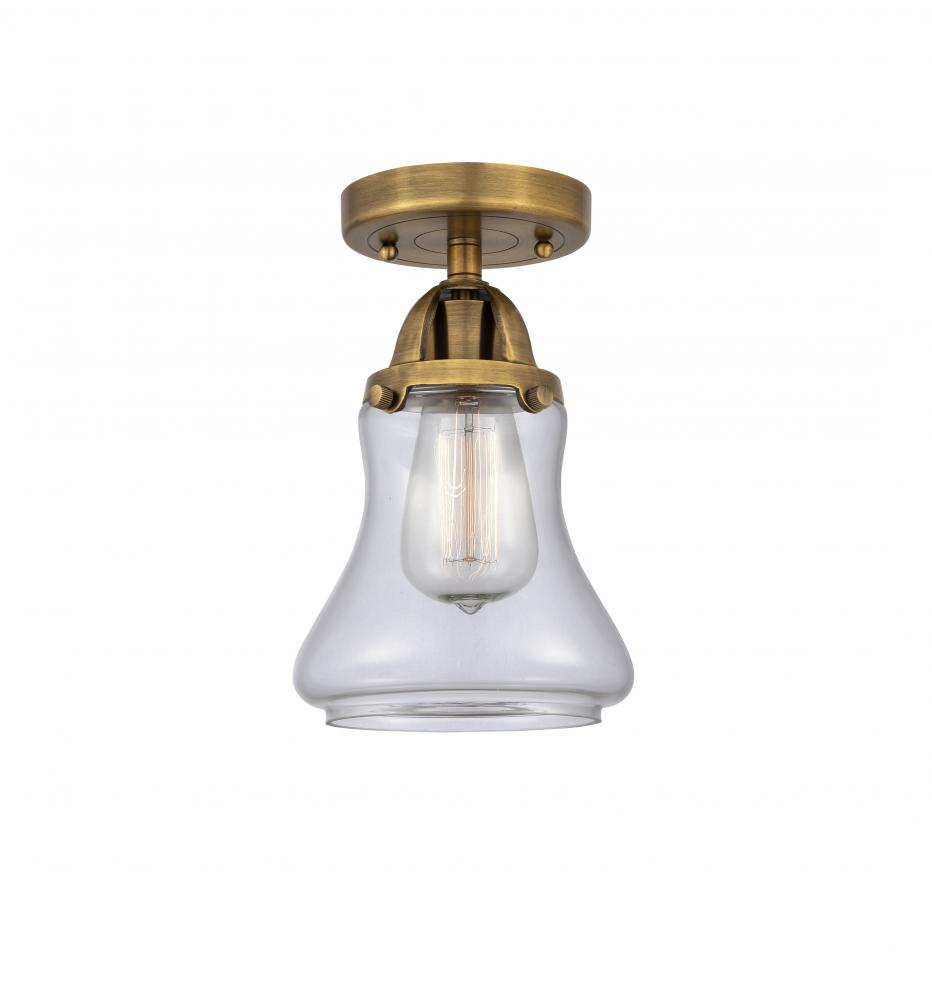 Bellmont - 1 Light - 6 inch - Brushed Brass - Semi-Flush Mount