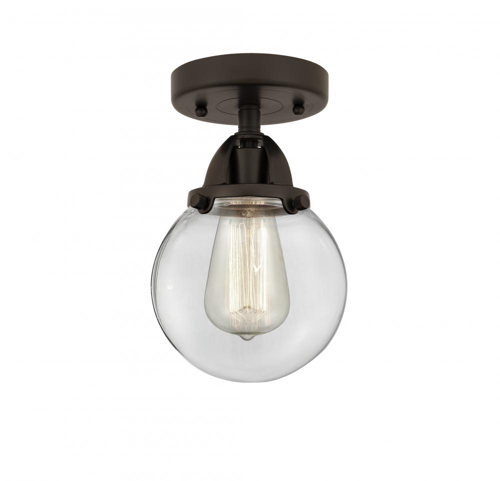 Beacon - 1 Light - 6 inch - Oil Rubbed Bronze - Semi-Flush Mount