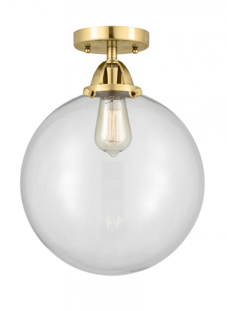 Beacon - 1 Light - 12 inch - Satin Gold - Semi-Flush Mount