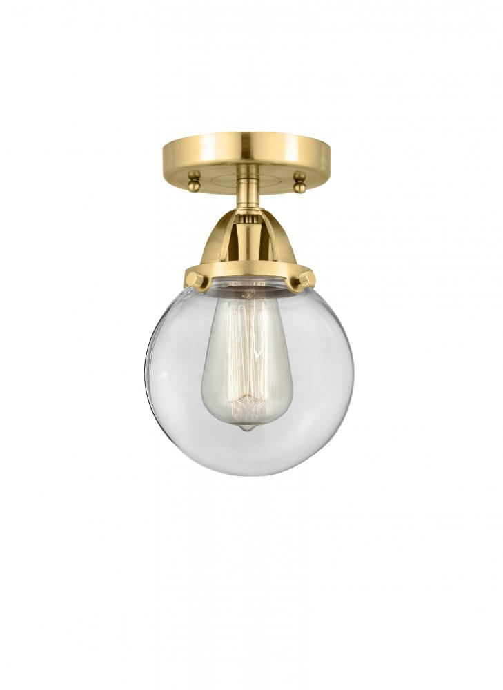 Beacon - 1 Light - 6 inch - Satin Gold - Semi-Flush Mount