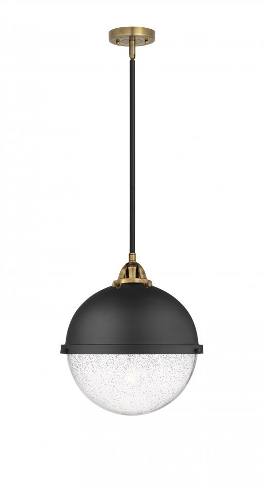 Hampden - 1 Light - 13 inch - Black Antique Brass - Cord hung - Pendant