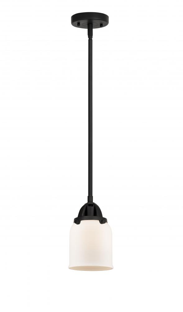 Bell - 1 Light - 5 inch - Matte Black - Cord hung - Mini Pendant