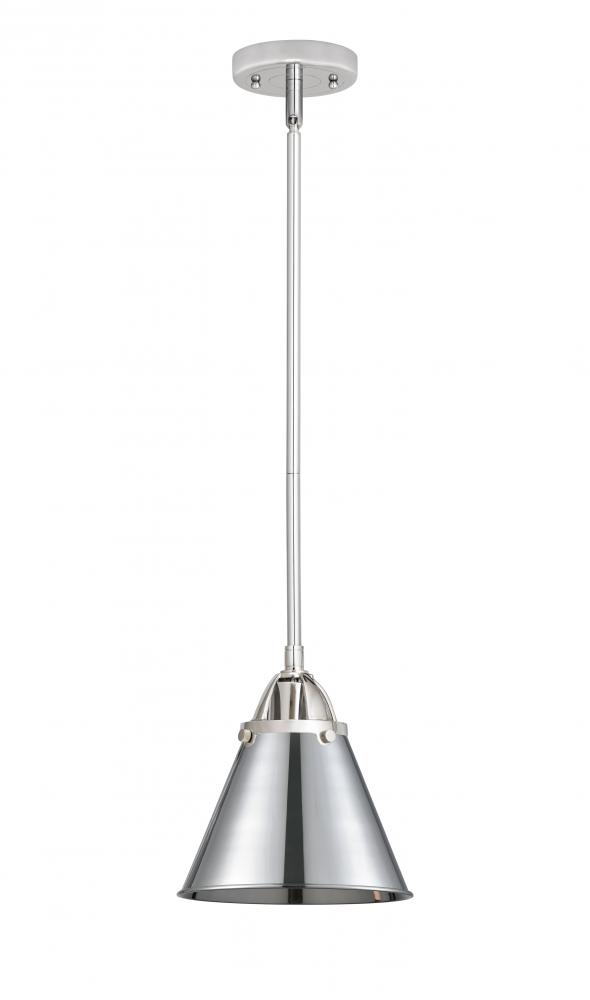 Appalachian - 1 Light - 8 inch - Polished Chrome - Cord hung - Mini Pendant