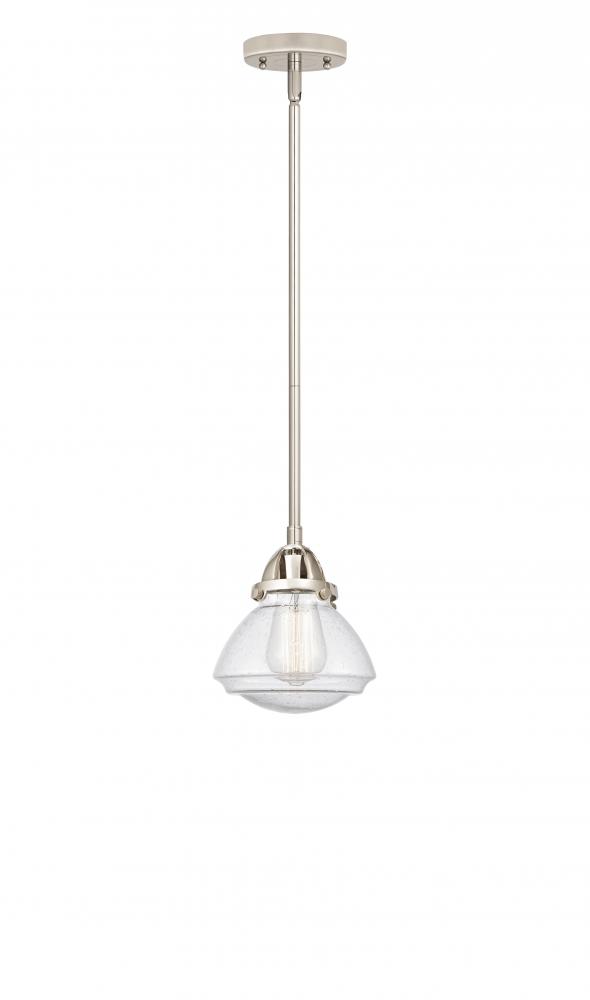 Olean - 1 Light - 7 inch - Polished Nickel - Cord hung - Mini Pendant