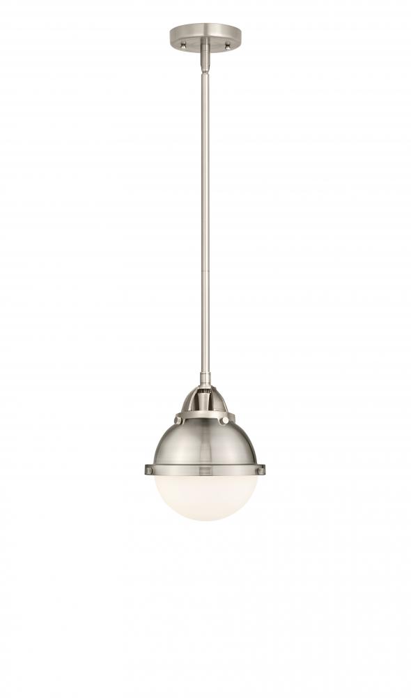 Hampden - 1 Light - 7 inch - Brushed Satin Nickel - Cord hung - Mini Pendant