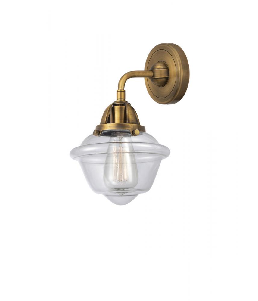 Oxford - 1 Light - 8 inch - Brushed Brass - Sconce