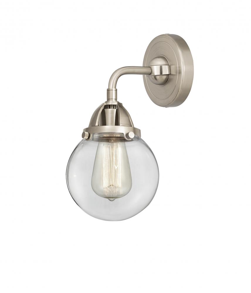 Beacon - 1 Light - 6 inch - Brushed Satin Nickel - Sconce