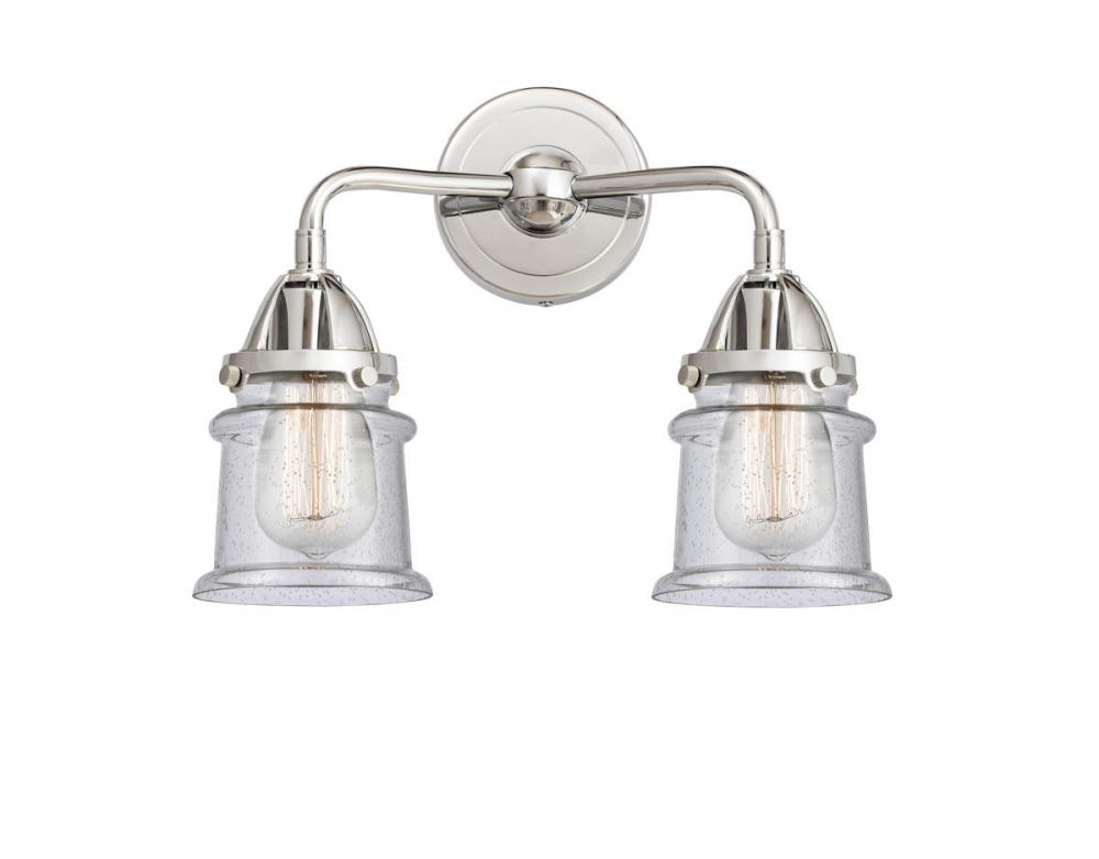 Canton - 2 Light - 13 inch - Polished Chrome - Bath Vanity Light