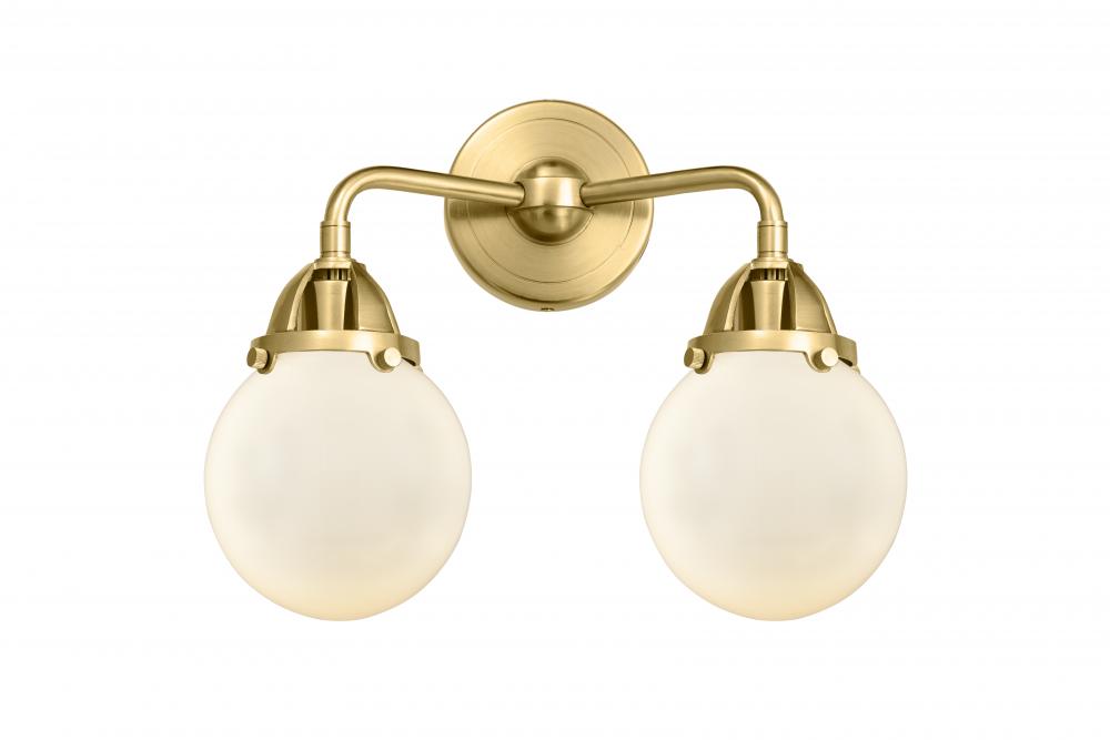 Beacon - 2 Light - 14 inch - Satin Gold - Bath Vanity Light