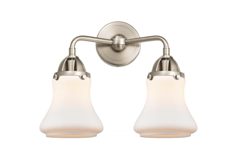 Bellmont - 2 Light - 14 inch - Brushed Satin Nickel - Bath Vanity Light