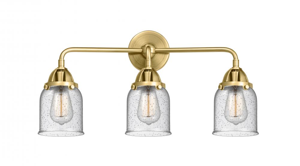 Bell - 3 Light - 23 inch - Satin Gold - Bath Vanity Light