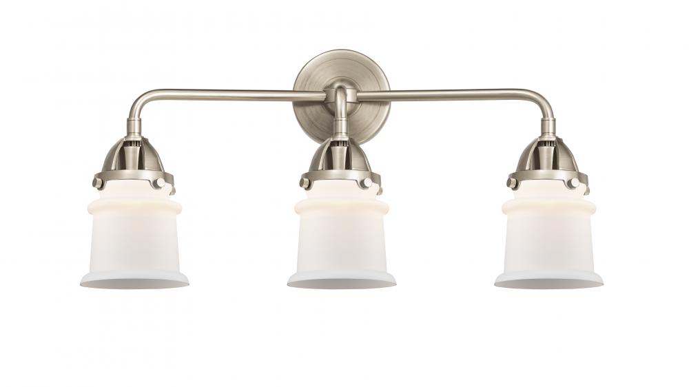 Canton - 3 Light - 23 inch - Brushed Satin Nickel - Bath Vanity Light