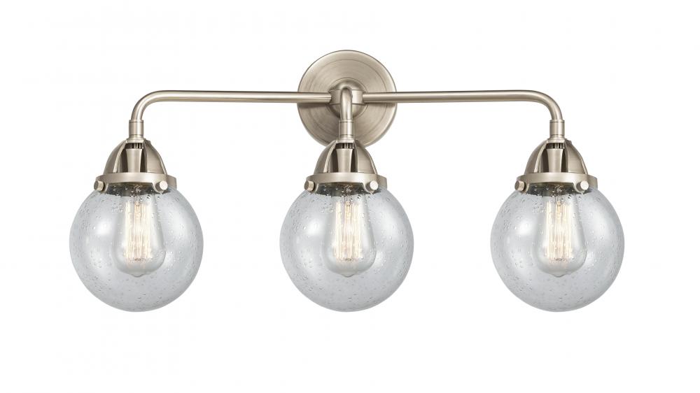 Beacon - 3 Light - 24 inch - Brushed Satin Nickel - Bath Vanity Light