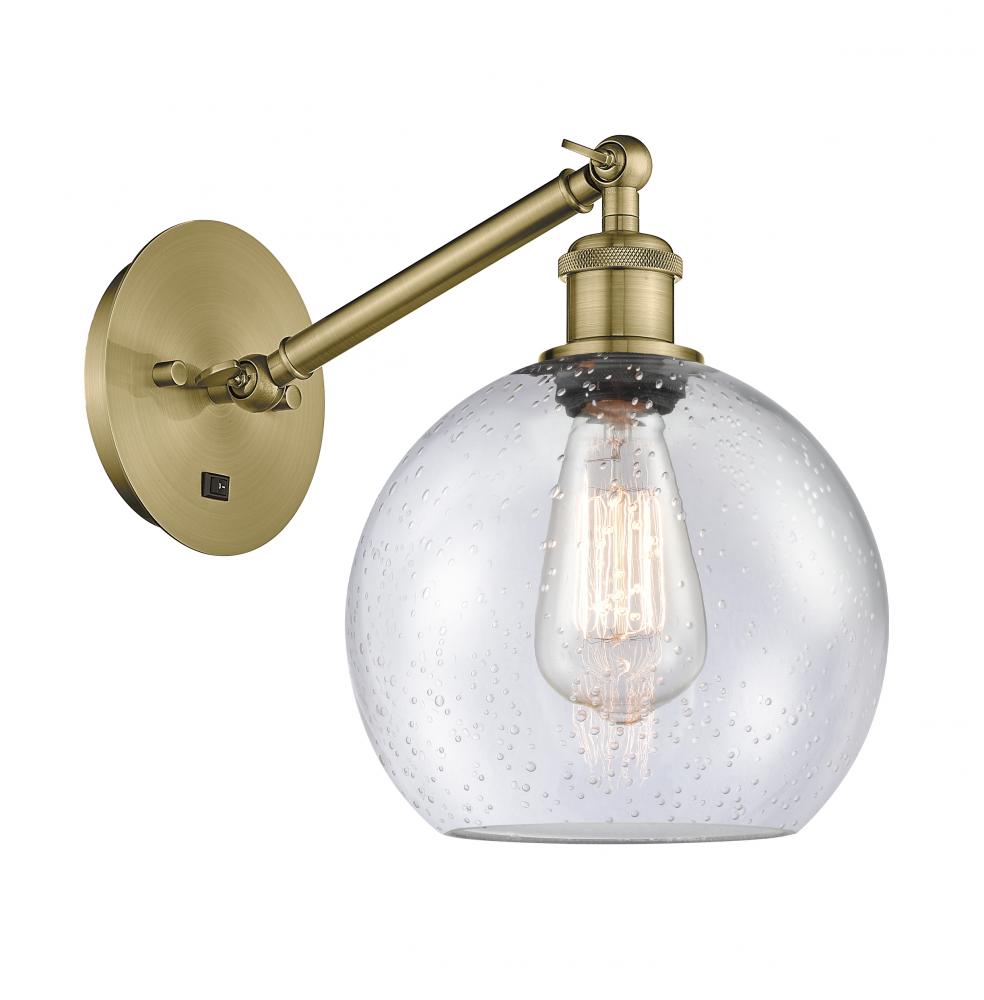 Athens - 1 Light - 8 inch - Antique Brass - Sconce