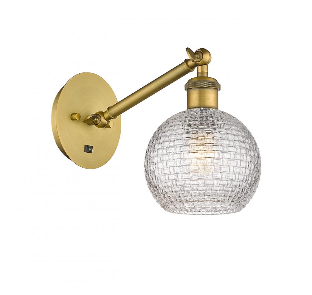 Athens - 1 Light - 6 inch - Brushed Brass - Sconce