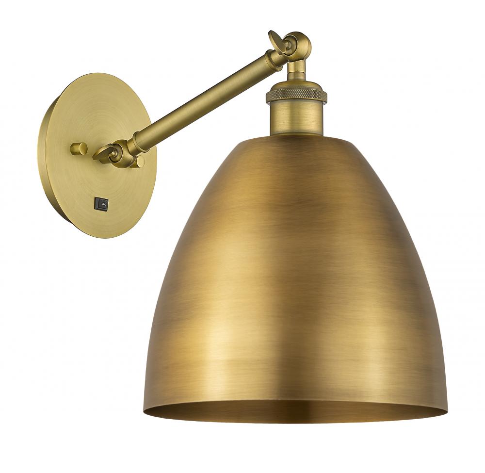 Bristol - 1 Light - 9 inch - Brushed Brass - Sconce