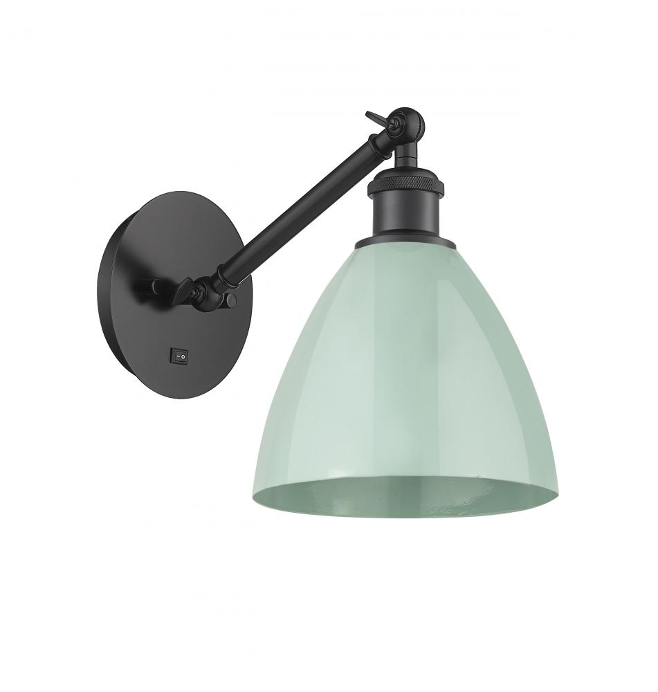 Plymouth - 1 Light - 8 inch - Matte Black - Sconce