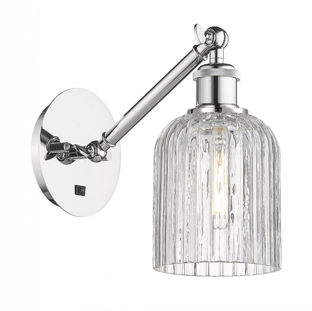 Bridal Veil - 1 Light - 5 inch - Polished Chrome - Sconce