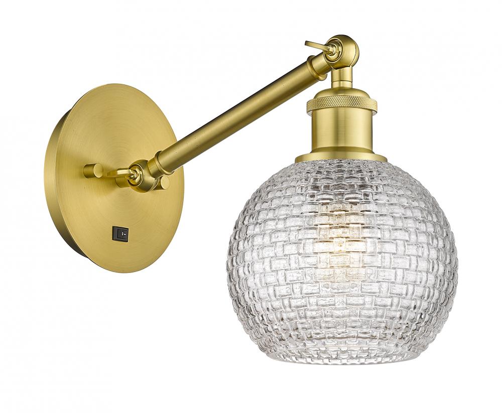 Athens - 1 Light - 6 inch - Satin Gold - Sconce