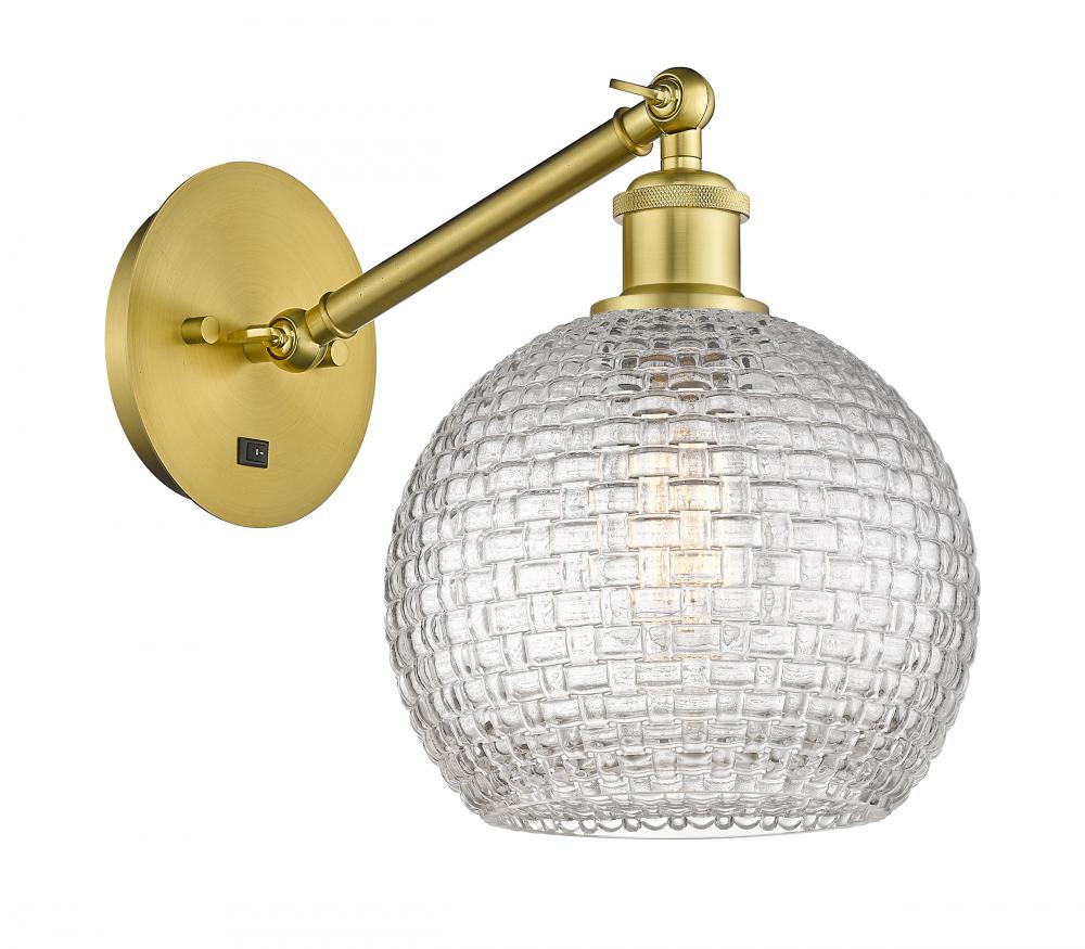 Athens - 1 Light - 8 inch - Satin Gold - Sconce