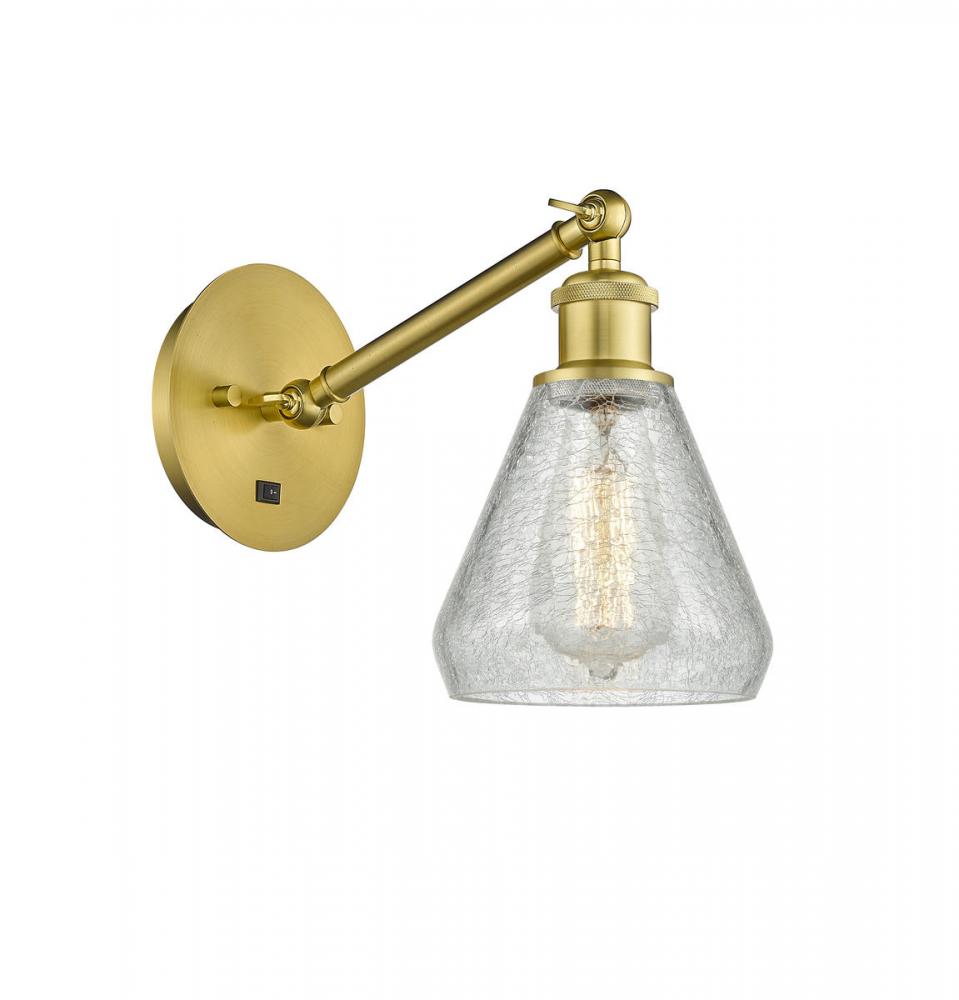 Conesus - 1 Light - 6 inch - Satin Gold - Sconce