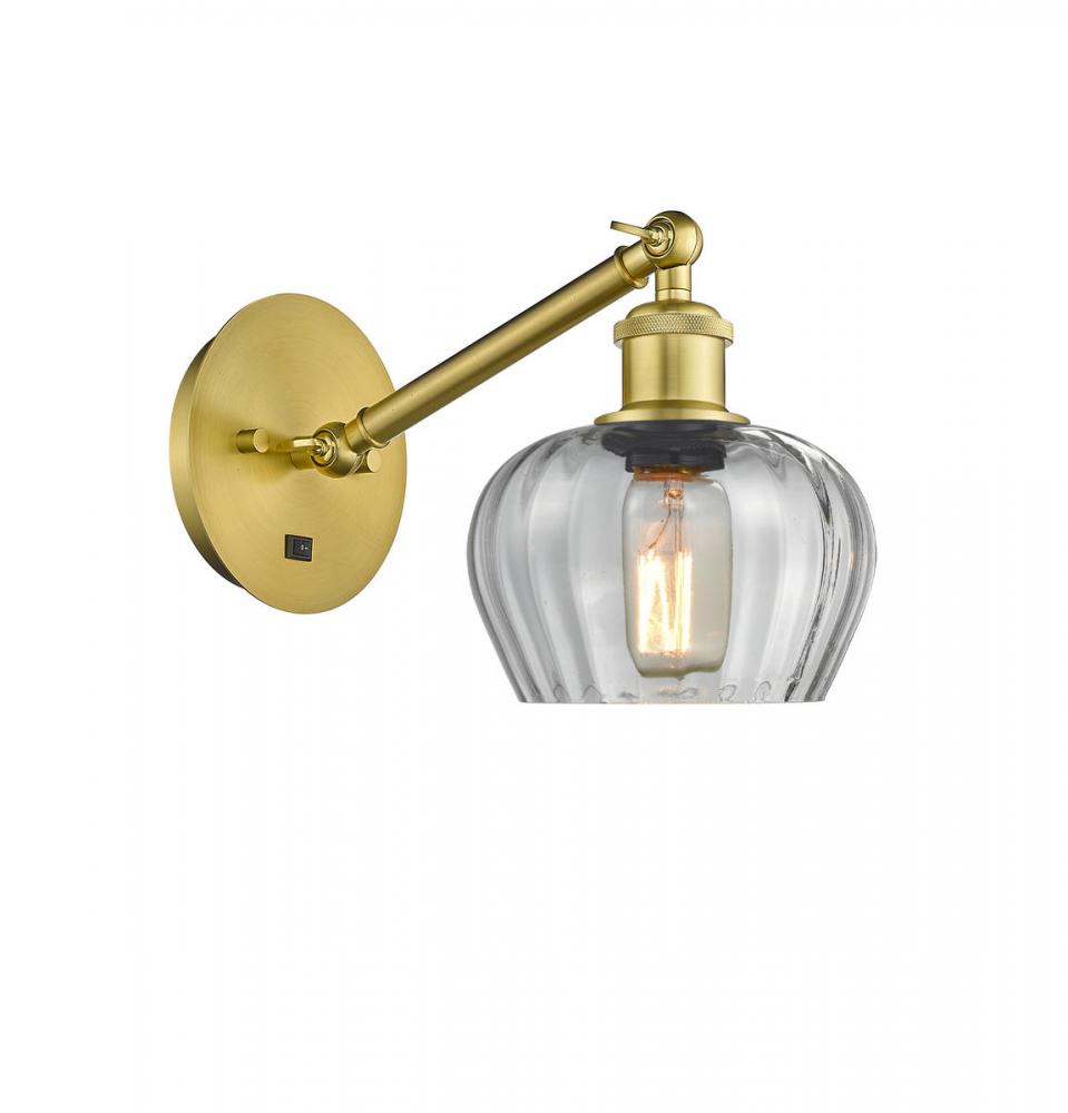 Fenton - 1 Light - 7 inch - Satin Gold - Sconce