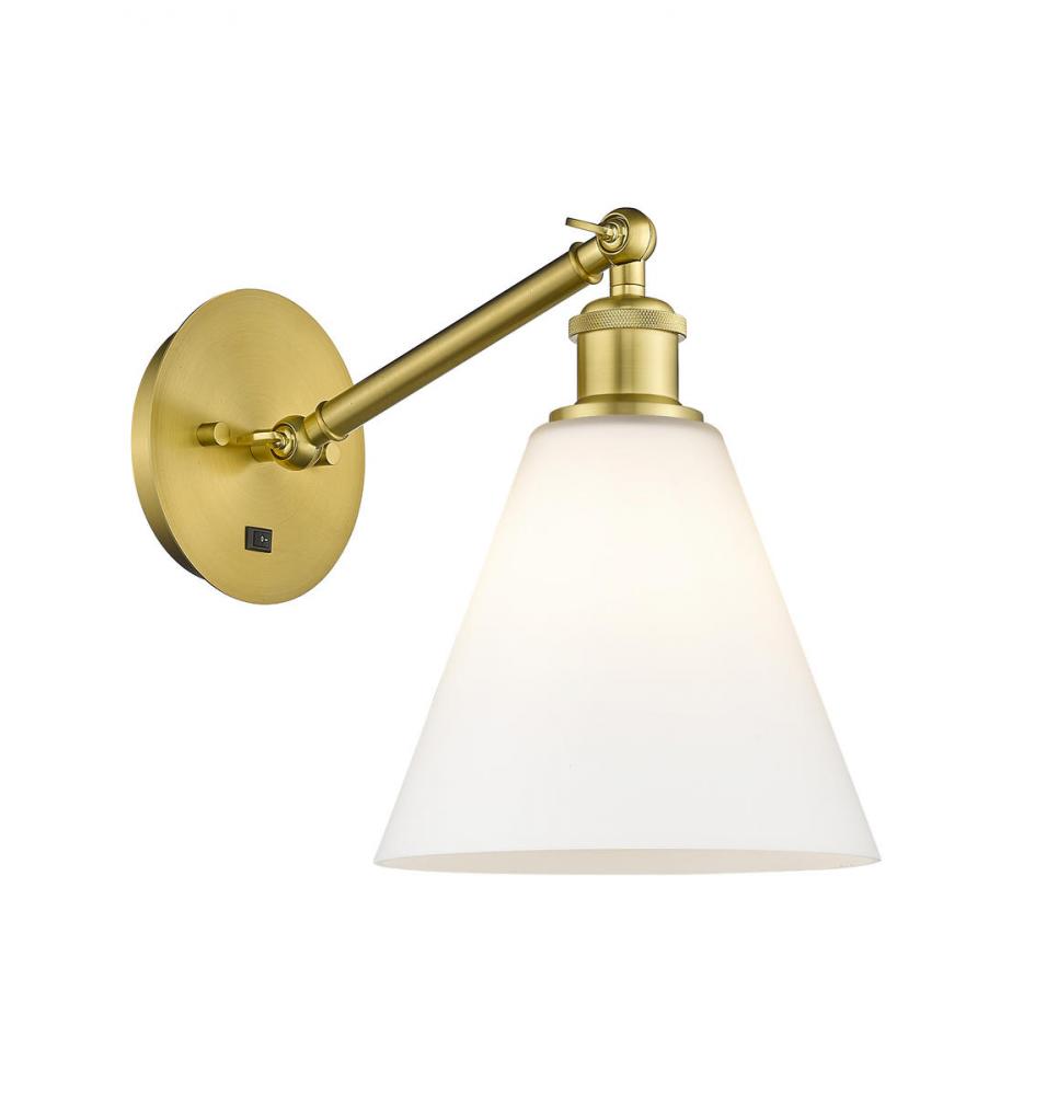 Berkshire - 1 Light - 8 inch - Satin Gold - Sconce