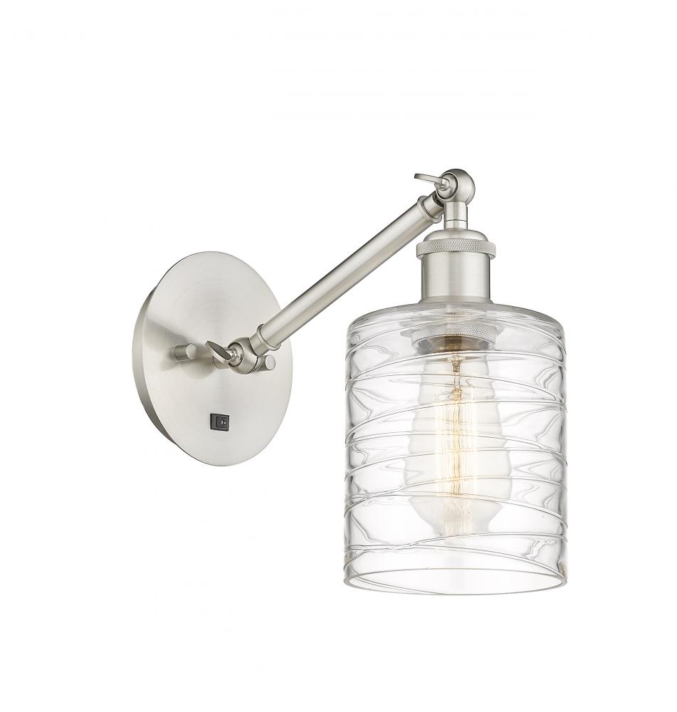 Cobbleskill - 1 Light - 5 inch - Brushed Satin Nickel - Adjustable Sconce