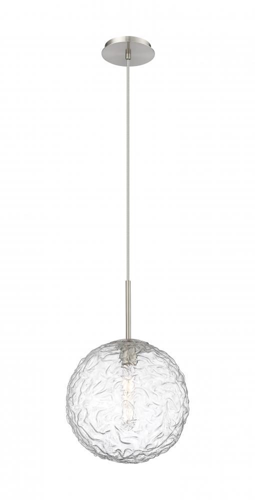 Barrington - 1 Light - 12 inch - Brushed Satin Nickel - Cord hung - Mini Pendant